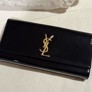Saint Laurent Black Leather Accessory